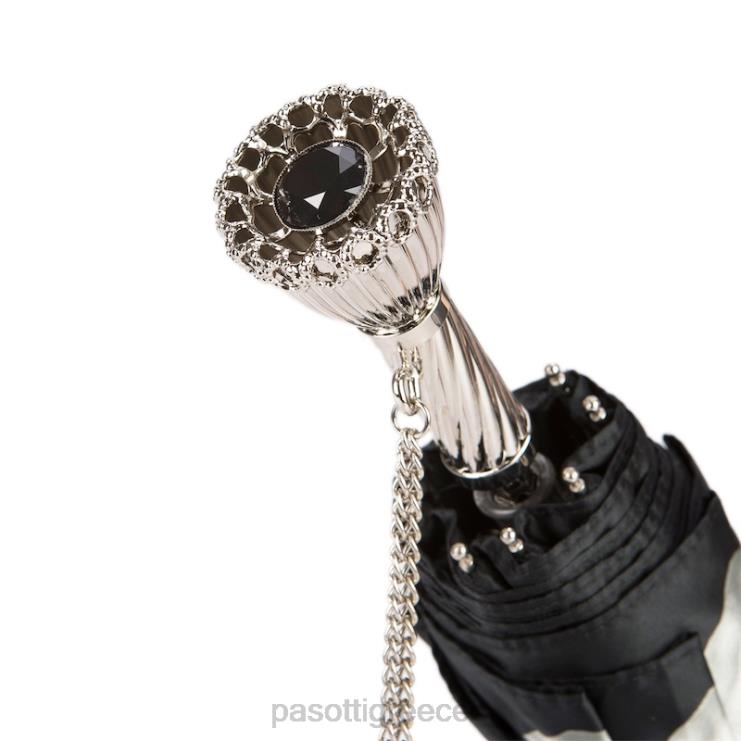 ομπρέλα | PASOTTI 257 21273-11 p11 - πτυσσόμενη ομπρέλα από ασημί ντάλια 2N6B8598 γυναίκες